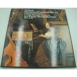 Kipnis/Marriner/London Strings - Concertos Pour Clavier N°1-8 - Bach 3lp's Box 1977 Cbs