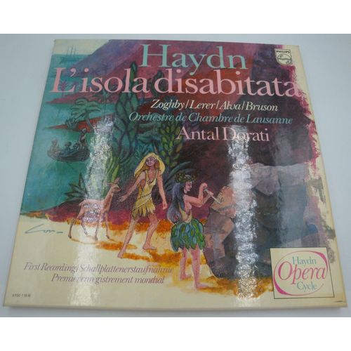 Dorati/Zoghby/Lerer/Alva/Lausanne - L'isola Disabitata - Haydn 2lp's Box 1977 Philips