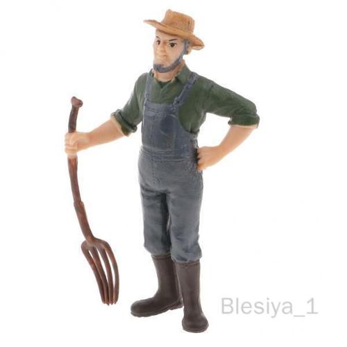 Figurine Réaliste D'agriculteur Masculin, 4 Pièces, Modèle D'action, Jouet À Collectionner #2 4 Pièces