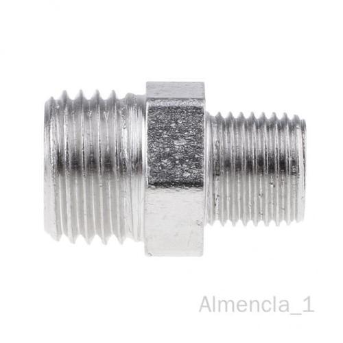 Almencla Connecteur Adaptateur De Raccord De Tuyau D'aérographe 4x1/8 ''bsp Mâle À 1/4'' Bsp Mâle 4 Pièces