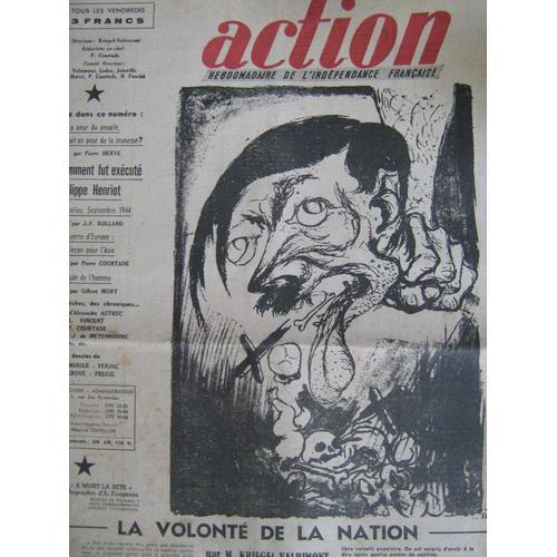 Action (Hebdomadaire De L'independance Francaise)