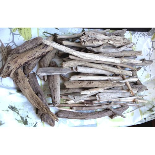 50 Branches Ou Morceaux De Bois Flotté De 5,5 Cm À 38 Cm Pour Création D'objets De Décoration Comme Attrapes-Rêves, Bougeoirs, Miroir, Mobiles, Cadres Etc...