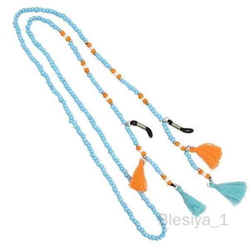 4x Perles De Verre Brin Lunettes Lunettes De Soleil Cordon Gland Collier 4 Pièces