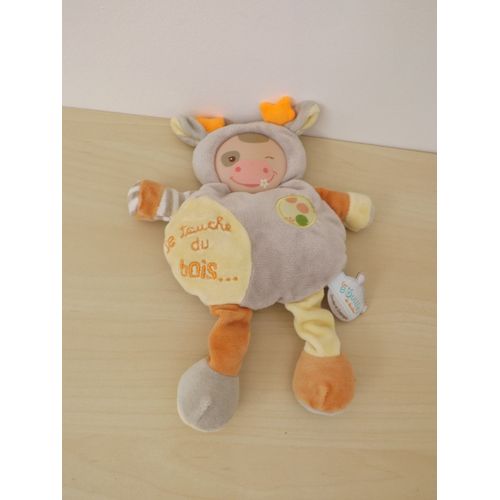 Doudou Les Bouilles Vache "Je Touche Du Bois" Doudou Et Compagnie