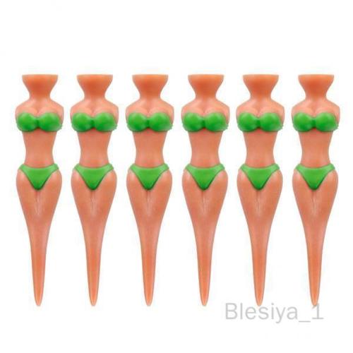 4xset De 6 Pièces Nouveauté Bikini Tees Outils Blague Cadeau Stag Party Funny- Vert 4 Pièces