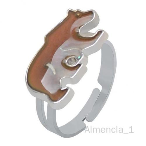 Almencla 5 X 4-6pack Mode Drôle Humeur Changement Couleur Bague Bijoux Pour Femmes 5 Pièces