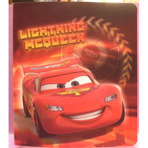 Petit Classeur Cars Lightning Mc Queen - Disney Pixar