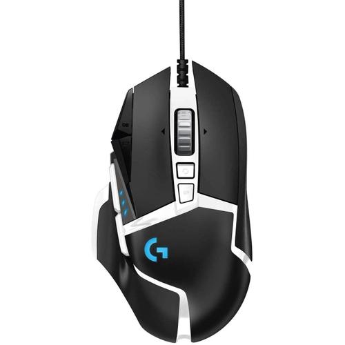 Souris gamer filaire Logitech Gaming Mouse G502 Hero Special Edition Noire et Blanche