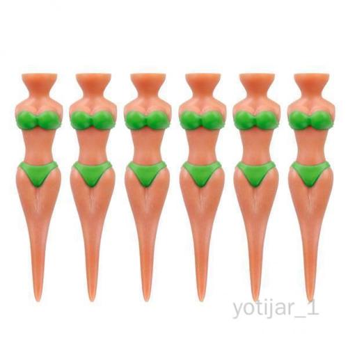 Yotijar 4xset De 6 Pièces Nouveauté Bikini Tees Outils Blague Cadeau Stag Party Funny- Vert 4 Pièces