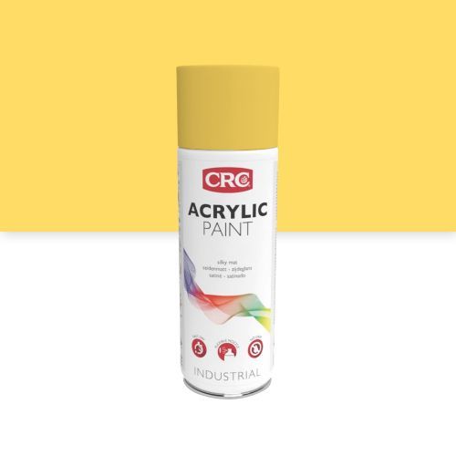 Peinture acrylique de finition jaune de zinc - aérosol 400 ml CRC