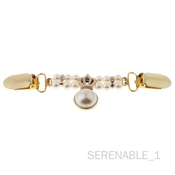 Serenable 4 X 4-6pack Rétro Or Cardigan Clip Chaîne Châle Haussement D'épaules Pull Col Fermoir Or 4 Pièces