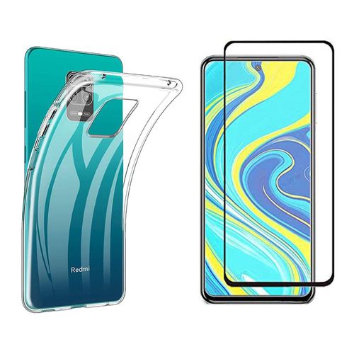 Protection Intégrale 360 Degres Xiaomi Redmi Note 9 Pro : Coque Gel De Protection En Tpu Invisible Arrière Transparente Et Protection Écran Full Cover Noir New Redmi Note 9 Pro - Accessoires Pochette Case