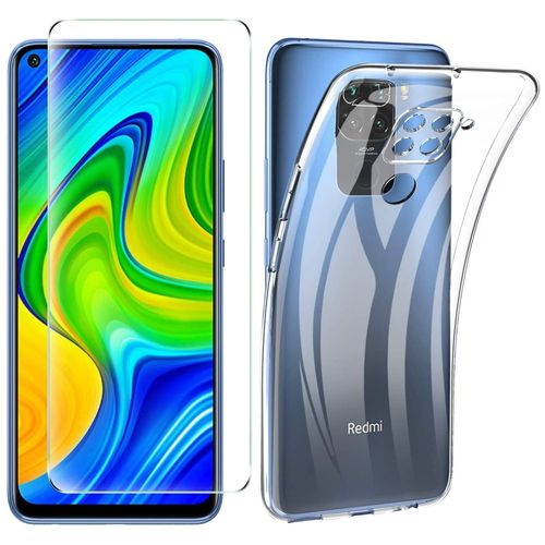 Protection Intégrale 360 Degres Xiaomi Redmi Note 9 : Coque Gel De Protection En Tpu Invisible Arrière Transparente Et Protection Écran Classique Nouveau Redmi Note 9 - Accessoires Pochette Case
