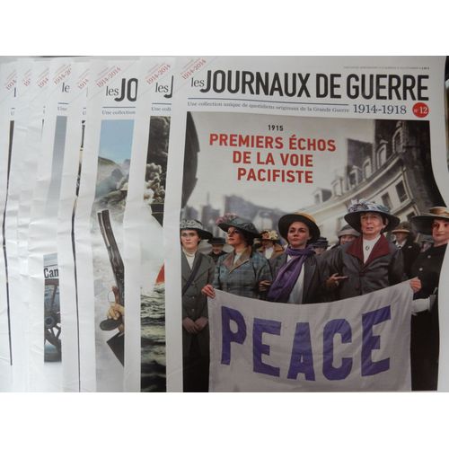 Lot De 8 Numéros "Les Journaux De Guerre" Centenaire 1914-2014