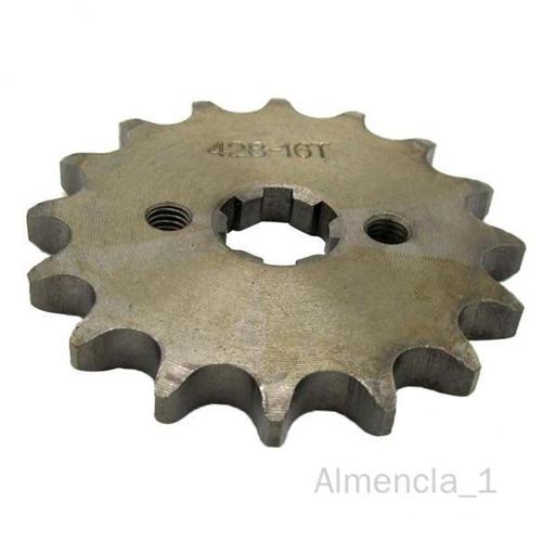 Almencla 4x16t Dents 17mm 428 Chaîne Pignon Avant Cog Dirt Bike Atv 4 Pièces