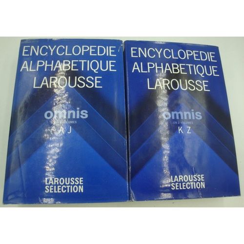 Larousse De La Langue Française Omnis 2 Volumes 1977 Dictionnaire
