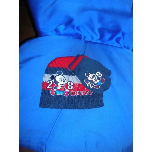 Bonnet 48 + Gants Disney Baby