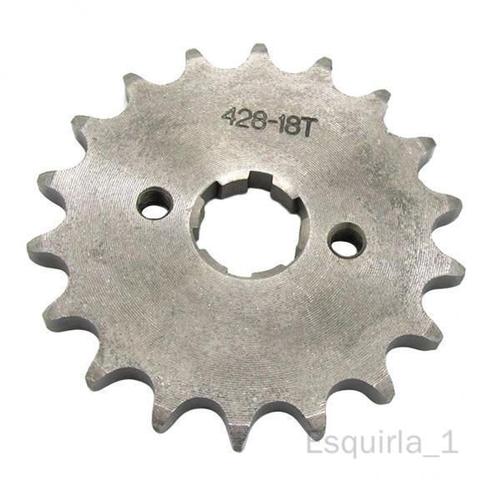 Esquirla 4x18t Dents 20mm 428 Chaîne Pignon Avant Cog Dirt Bike Atv 4 Pièces