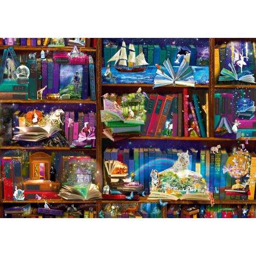 Puzzle 1000 Pièces Library Adventures In Reading