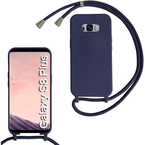 Coque Avec Cordon Pour Samsung Galaxy S8 Plus,Collier Pour Étui Housse Tpu Anti-Choc Colliers Protection Complète Cover De Cellula