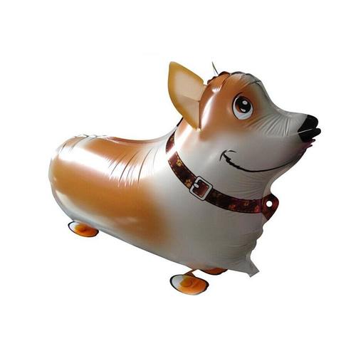 Xm Ballon En Aluminium Pour Chien Abricot 1 Pièces Nouveauté Ballon De Fête Jouet Pour Enfant Décoration De Fête Ballon Pour Marche Pour Chien