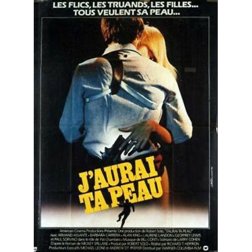 J Aurai Ta Peau (I The Jury) - Véritable Affiche De Cinéma Pliée - Format 40x60 Cm - De Richard T. Heffron Avec Armand Assante, Barbara Carrera, Laurene Landon, Alan King - 1982