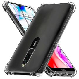 Xm Coque Tpu Pour Xiaomi Redmi 8/8a Antichoc Etui Silicone Gel Housse Bords Renforcés Souple Shockproof Case Bumper