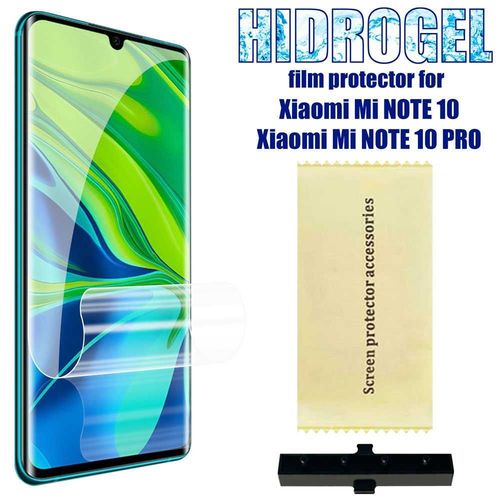 Xm Protecteur D'écran Tpu Hydrogel Pour Xiaomi Mi Note 10/Pro Couverture Complète Film De Protection Auto-Réparation