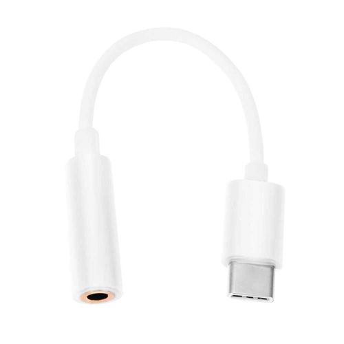 XM Adaptateur USB C vers Jack 3.5mm Audio pour Xiaomi Mi 9/SE/8/Lite/Pro Blanc
