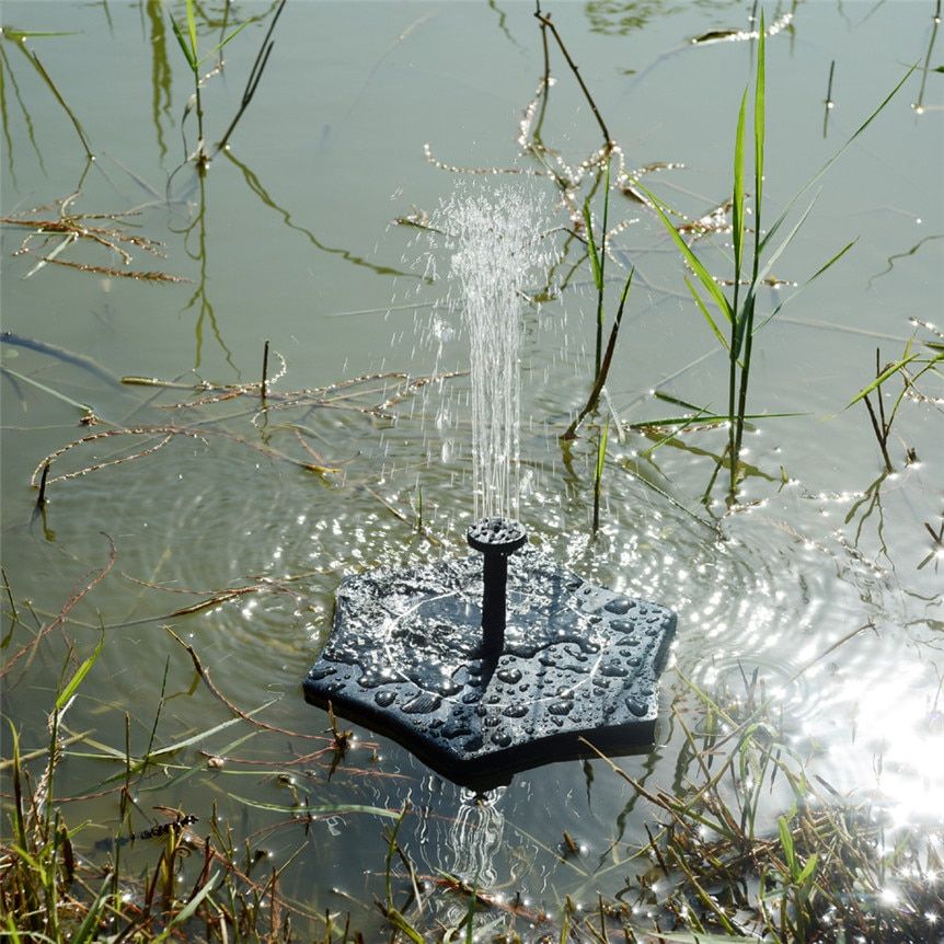 Xm Pompe Solaire Flottante Pompe De Fontaine D'eau Pompe À Eau Kit ...