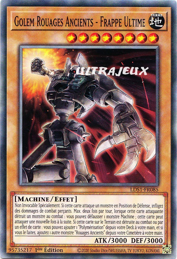 Yu-Gi-Oh! - Lds1-Fr085 - Golem Rouages Ancients - Frappe Ultime - Commune