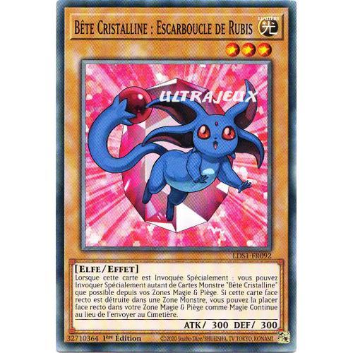 Yu-Gi-Oh! - Lds1-Fr092 - Bête Cristalline : Escarboucle De Rubis - Commune