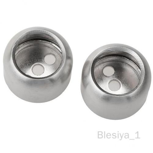 Blesiya Support De Tuyau De Garde-Robe, 3x2 Pièces, Tige De Rail Suspendue, Douille De Support, Diamètre Intérieur 19mm 3 Pièces