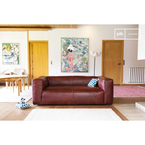 Canapé Scandinave Krieger 2 Places Style Vintage