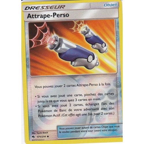 Carte Pokemon - Attrape-Perso - 171/214 - Reverse - Édition Sl8 Tonnerre Perdu