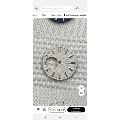 Accessoires Pour Montre Pieces Module De Cadran