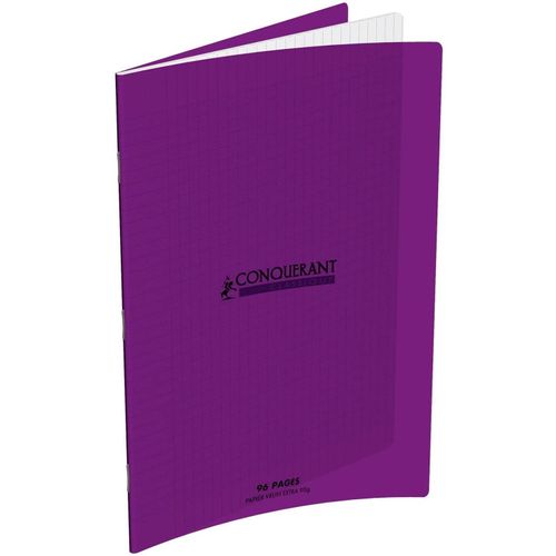 Hamelin Cahier Piqué Couverture Polypropylène 240x320mm 48 Pages 90g Séyès Violet