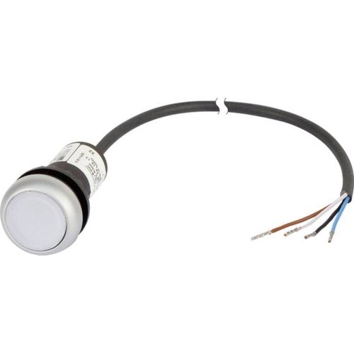 Bouton-poussoir à rappel plat Eaton C22-DL-W-K10-24-P62 185588 blanc 1 pc(s)