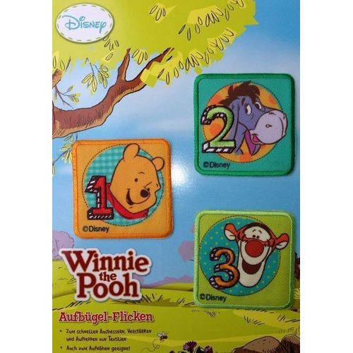 Winnie 3 Pièces De Raccommodage Thermocollantes