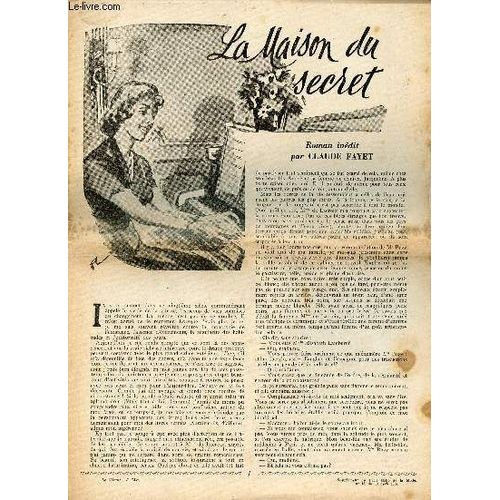 La Maison Du Secret - Supplément Au Petit Écho De La Mode N°15 Du 10 Avril 1955.