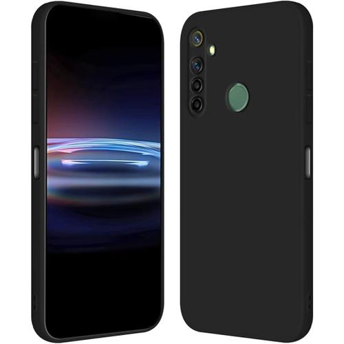 Coque Pour Realme 6i / Realme 5i / Realme 5s / Realme 5 6.52"" Inches Étui En Silicone Tpu Souple - Noir