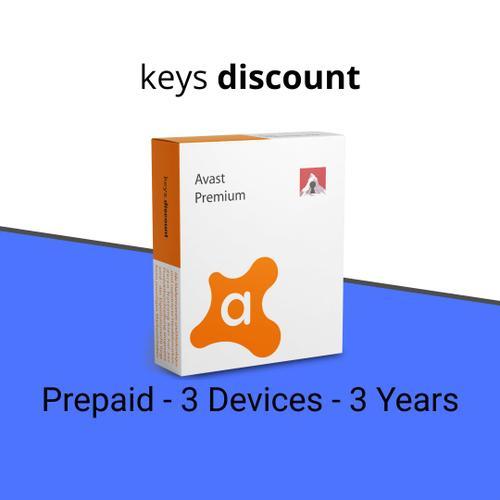 Antivirus Avast Premium Security 2024 (3 Pc - 3 Ans) - Version Dématérialisée