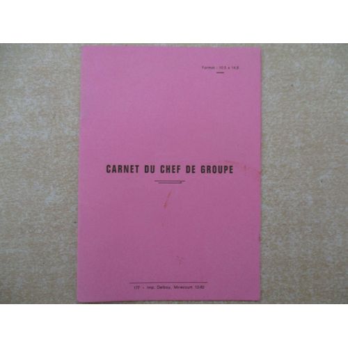 Chef De Groupe