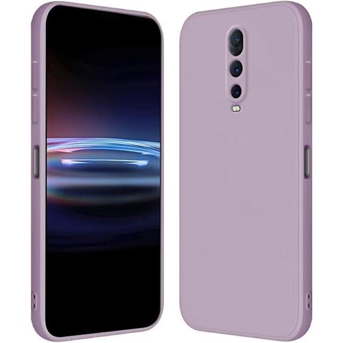 Coque Pour Oppo Rx17 Pro 6.4"" Inches Étui En Silicone Tpu Souple - Herbe Violette