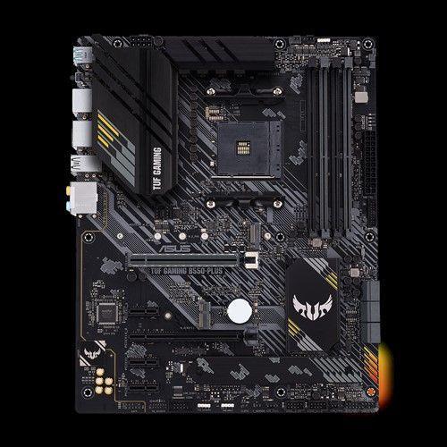 ASUS TUF GAMING B550-PLUS - Carte-mère - ATX - Socket AM4 - AMD B550 Chipset - USB-C Gen2, USB 3.2 Gen 1, USB 3.2 Gen 2 - 2.5 Gigabit LAN - carte graphique embarquée (unité centrale requise) -...