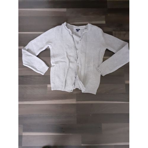 Gilet Gris Clair 10 Ans Kiabi