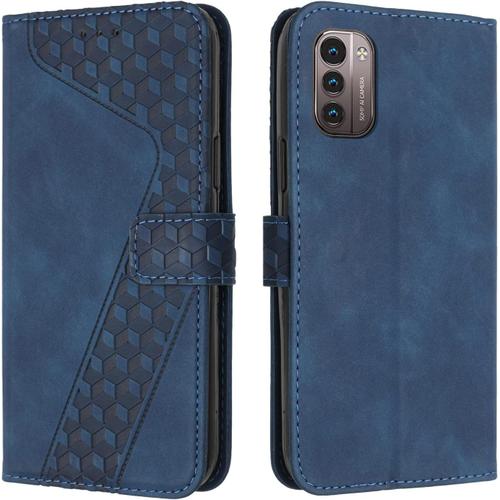 Coque Nokia G11, Antichoc Tpu Housse Nokia G21 Cuir Pu Portefeuille Etui Fentes Pour Cartes Béquille Coque Pour Nokia G11 6,5 Pouce