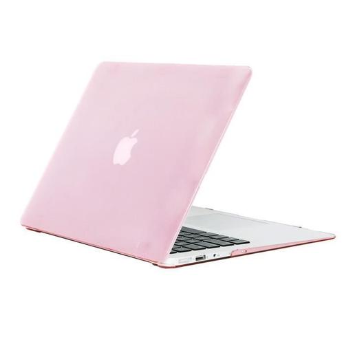 Xm Pour Pour Coque Macbook Air 13 Pouces Ancienne Modèle A1466 & A1369 -Sans Touch Bar&Id Lightweight Antichoc Housse Protection -Pink