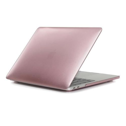 XM Pour Pour Neuf MacBook Pro 16 Pouces Coque Modèle A2141? Métallique Rigide Housse Protection Antichoc Étui -Rose or