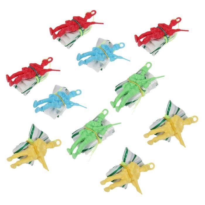 Xm 10 Pcs Parachute Jouet Pratique Durable Lger Solider En ... - 2